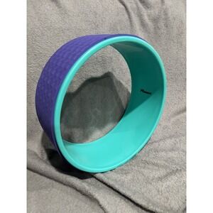 REEHUT Yoga Wheel 12.6" x 5" Foam Back Roller for Pain Backbend‎ Therapy-Purple